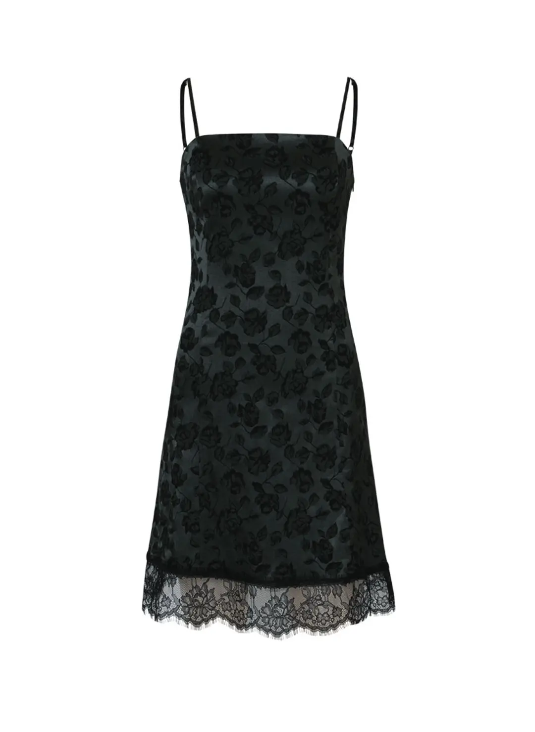 루루서울 West Jacquard Slim Midi Dress (Green) 상품 이미지 3