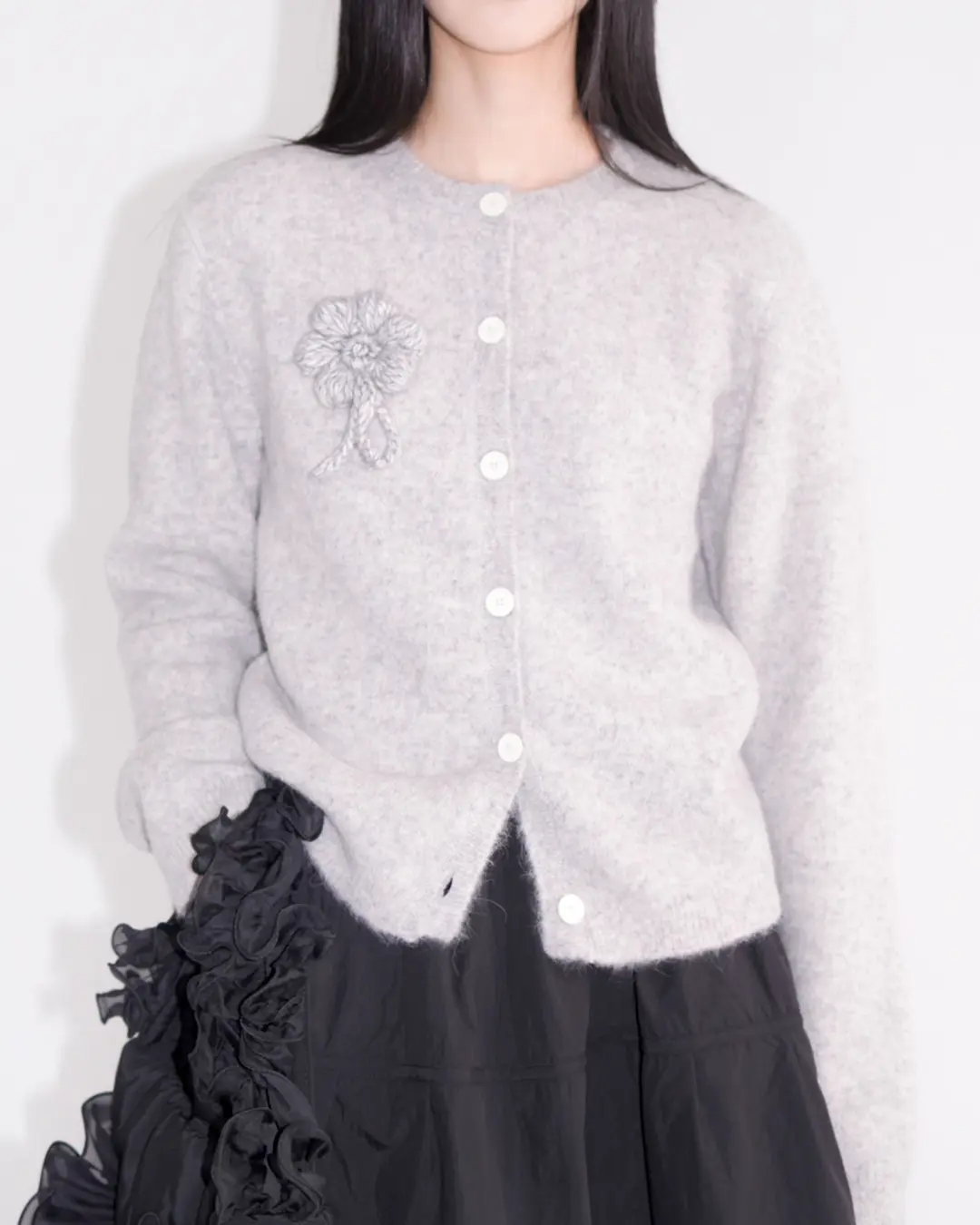 유노이아 hand flower wool brooch 상품 이미지 2