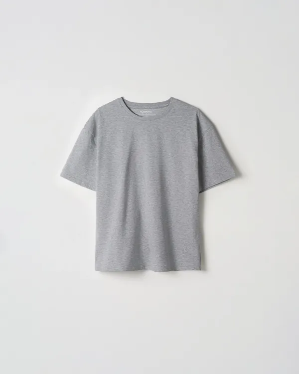 Overfit T-shirt [MELANGE GREY]