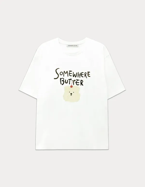 6.12 출고 Butteree over-fit top - Ivory