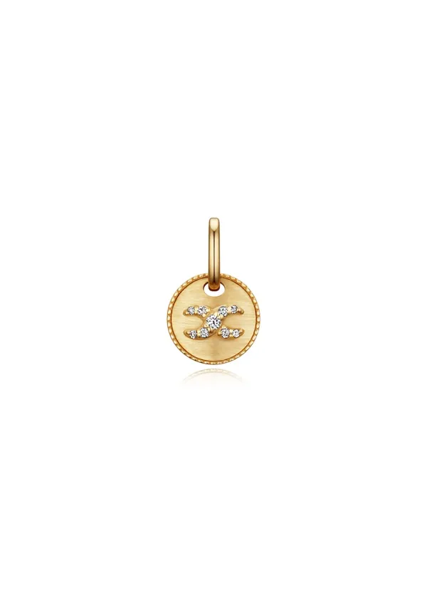 [G] Pave X Pendant