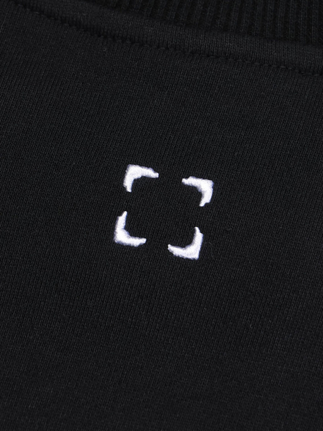 뮤제 POMPIDOU Oversized MUSEE PARIS Embroidery Sweatshirt_Black 상품 이미지 3