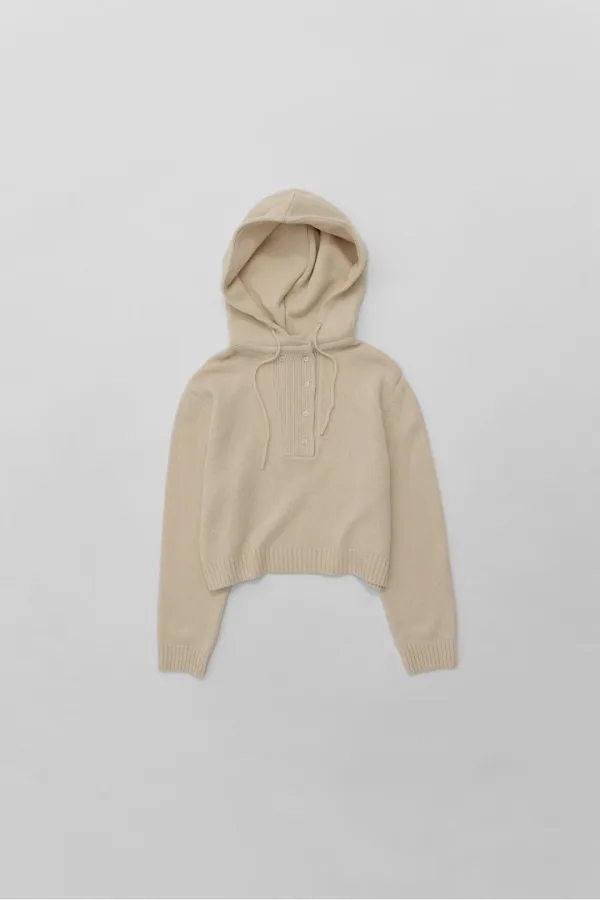 a double knit hoodie (vanilla)