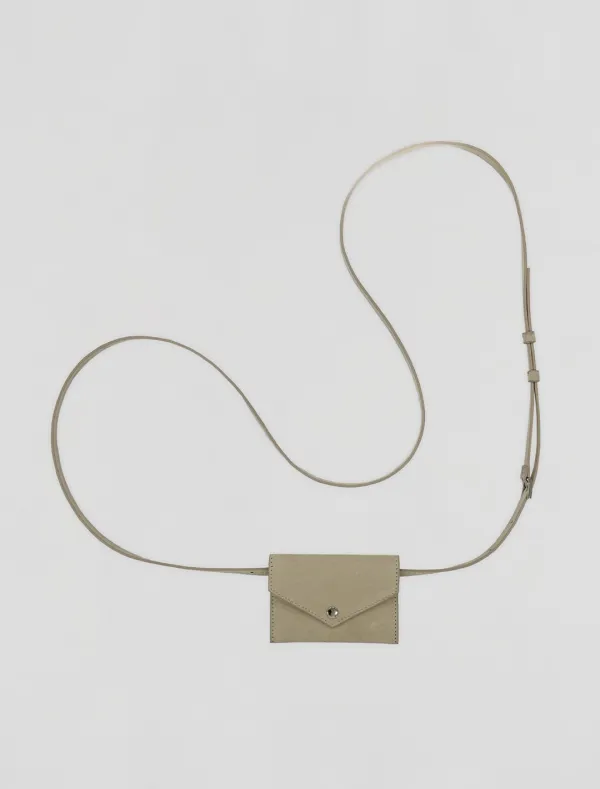 [1st REORDER] SUEDE LONG BELT BAG [BEIGE]