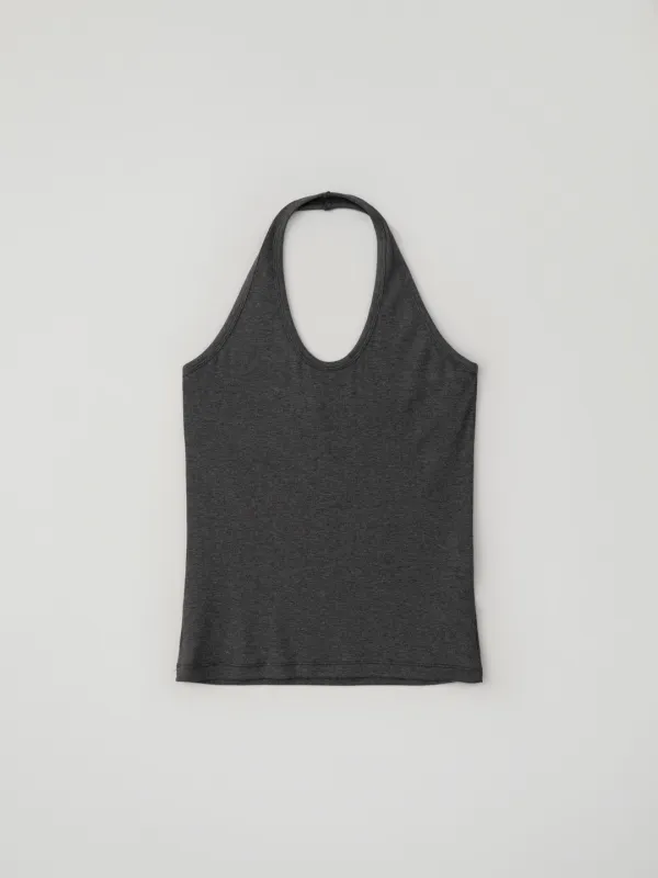 Halterneck Sleeveless(Charcoal)