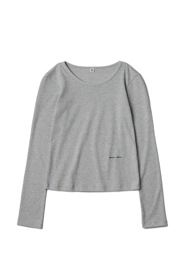Avam Home Long Sleeve Tee Grey