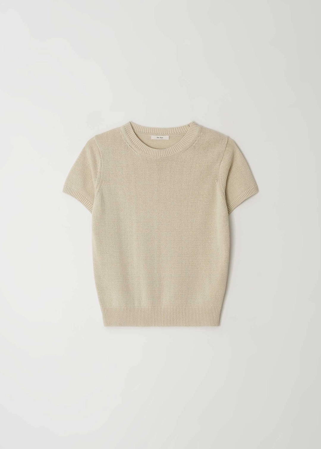 더라이 Cotton Half Sleeve Knit(Light Beige) 상품 이미지 2
