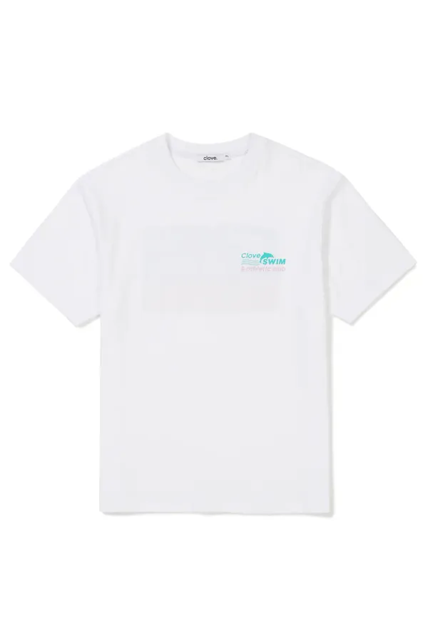 [24SS clove] Swim Club T-Shirt (White)