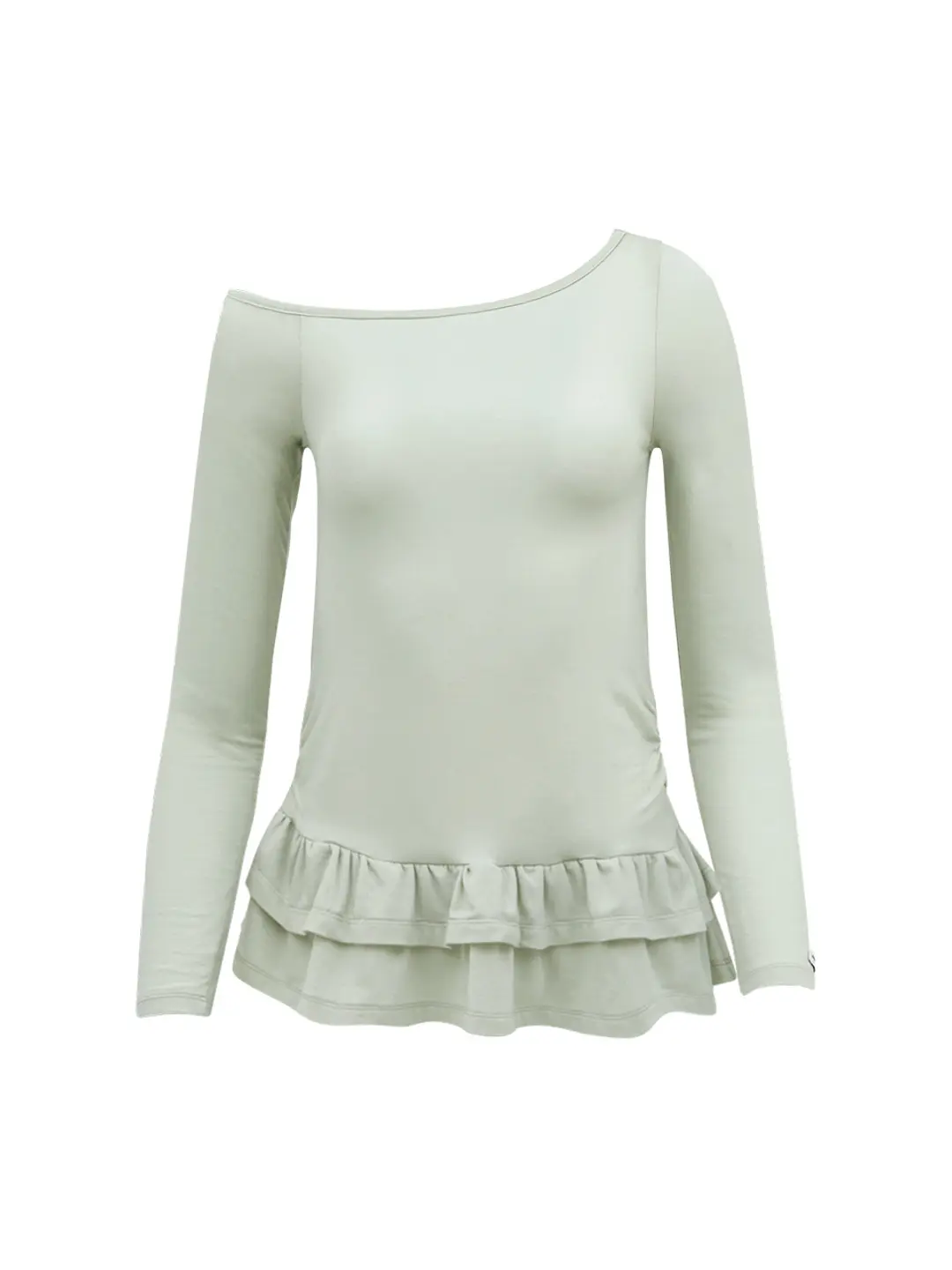 마가린핑거스 ONE SHOULDER FRILL T (MINT) 상품 이미지 3