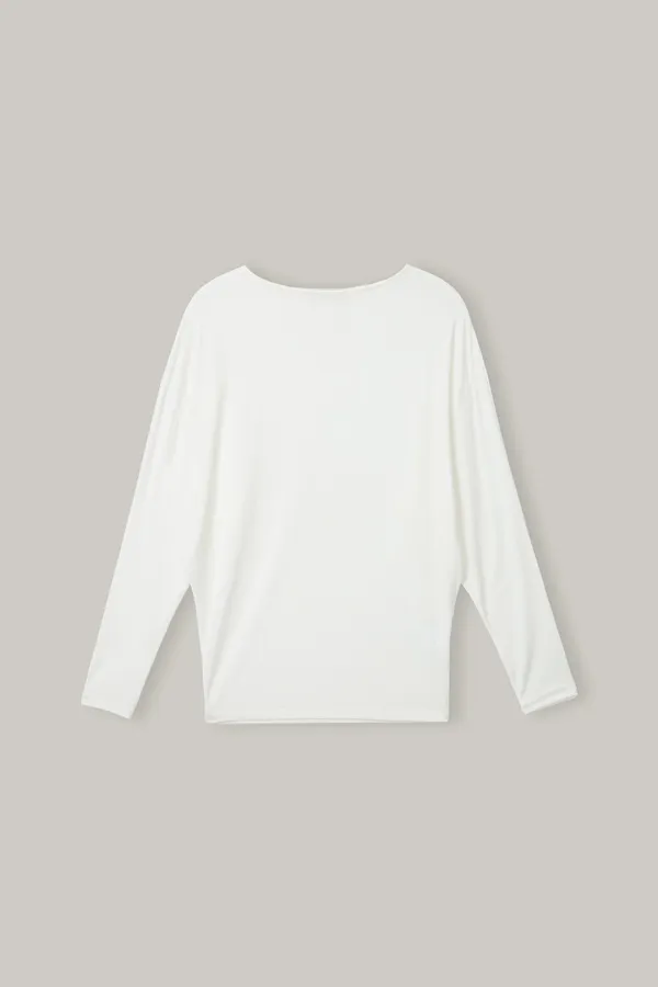 TS020 Volume Boat-Neck Tee (Ivory)