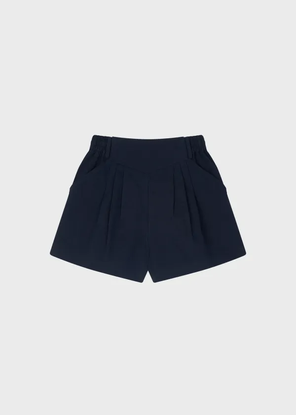 Banding Volume Chino Shorts Navy