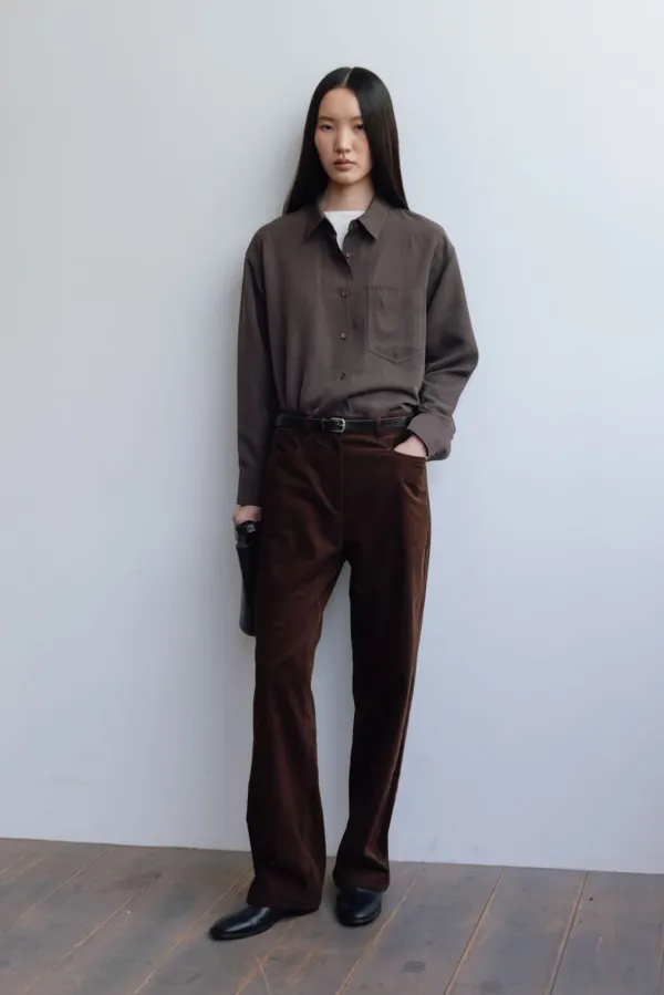 Faded Velvet Twill Corduroy Pants_brown (10/6 순차발송)
