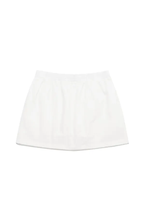 Pocket Mini Skirt White