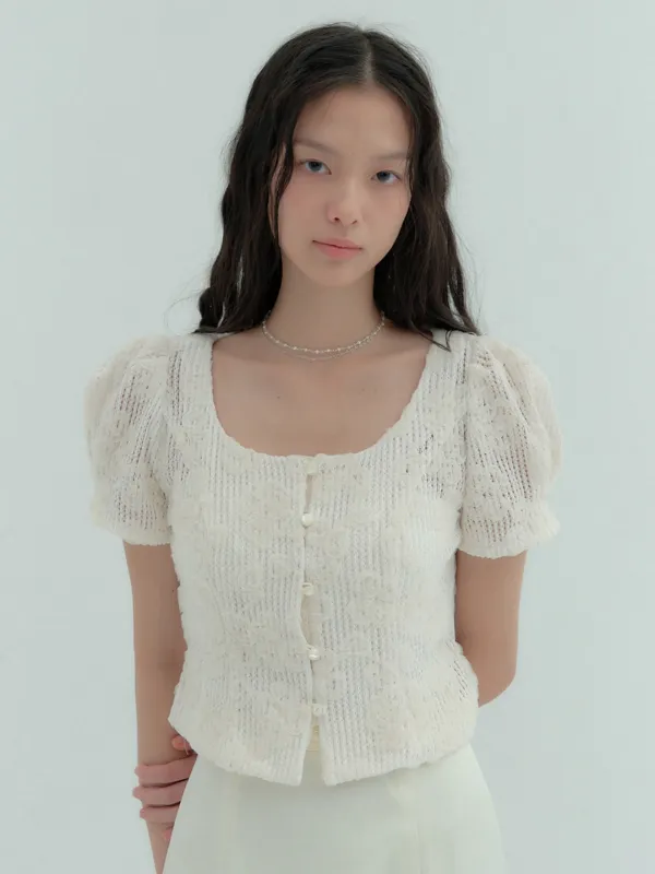 Rosetta Crochet Cardigan