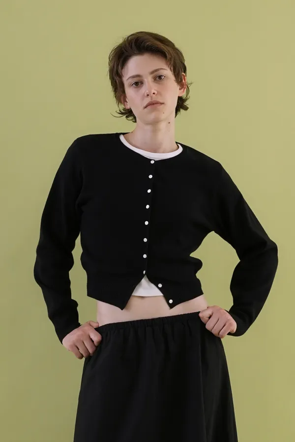 Essencial cardigan_black