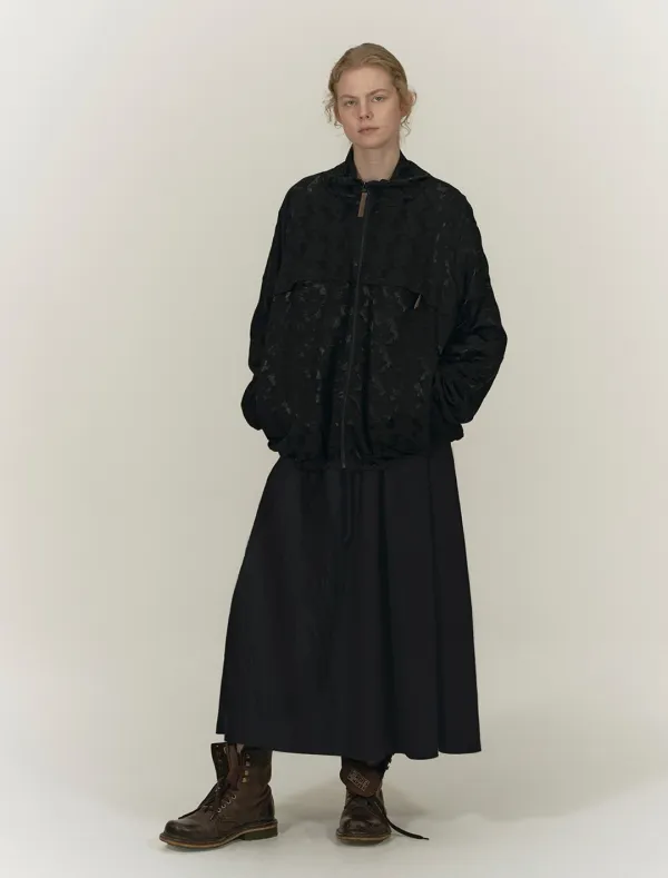 FLOWER JACQUARD JUMPER [BLACK]
