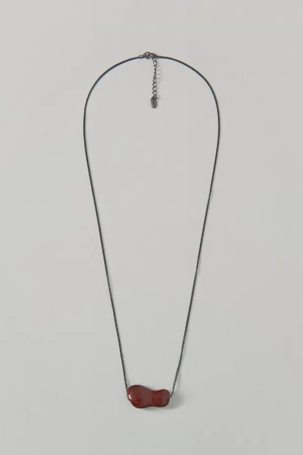 Jasper Necklace wine