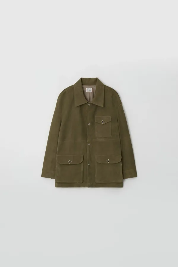 Goat Suede Jacket (khaki)