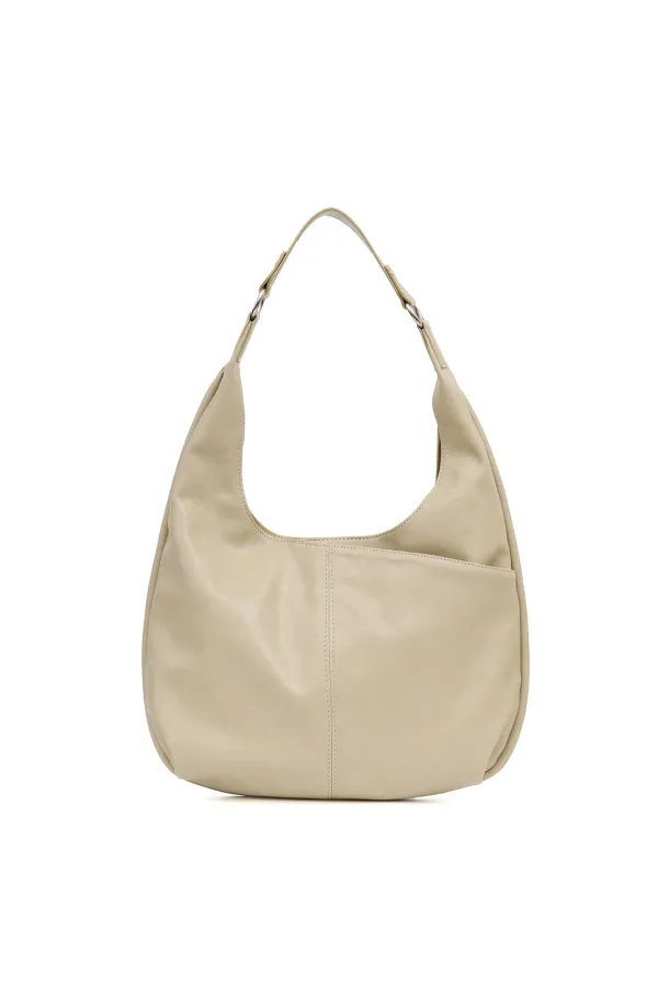 [2차 재입고] 미디움 슬래쉬 호보 백 medium slash hobo bag (beige)