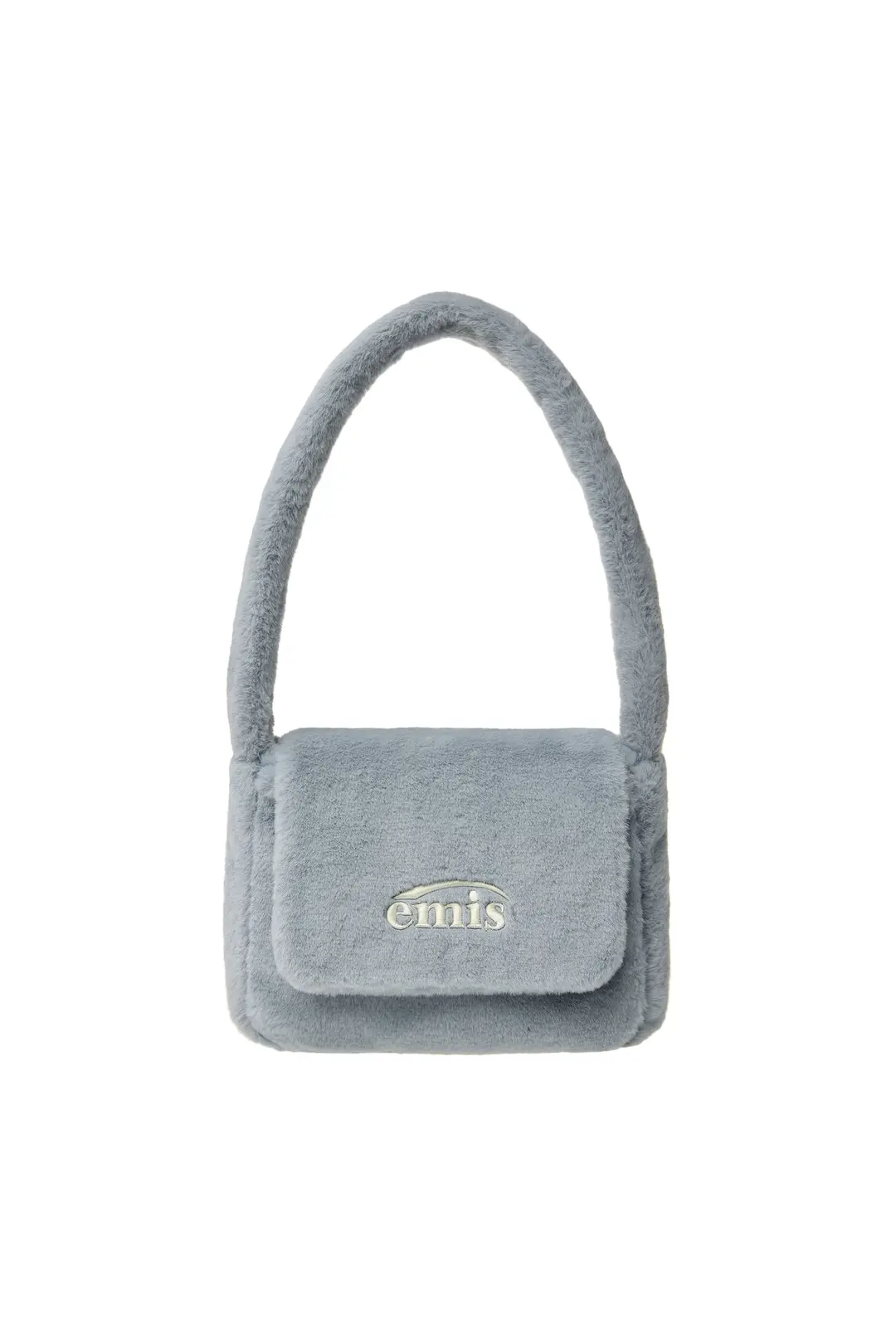 이미스 FUR SQUARE FLAP BAG-SKY BLUE 상품 이미지 3