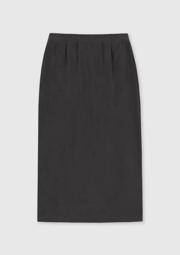 Cocoon Skirt (Charcoal)