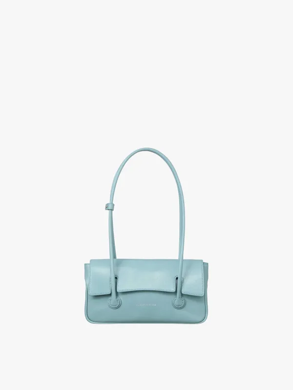 FLAP SMALL_mint glossy plain