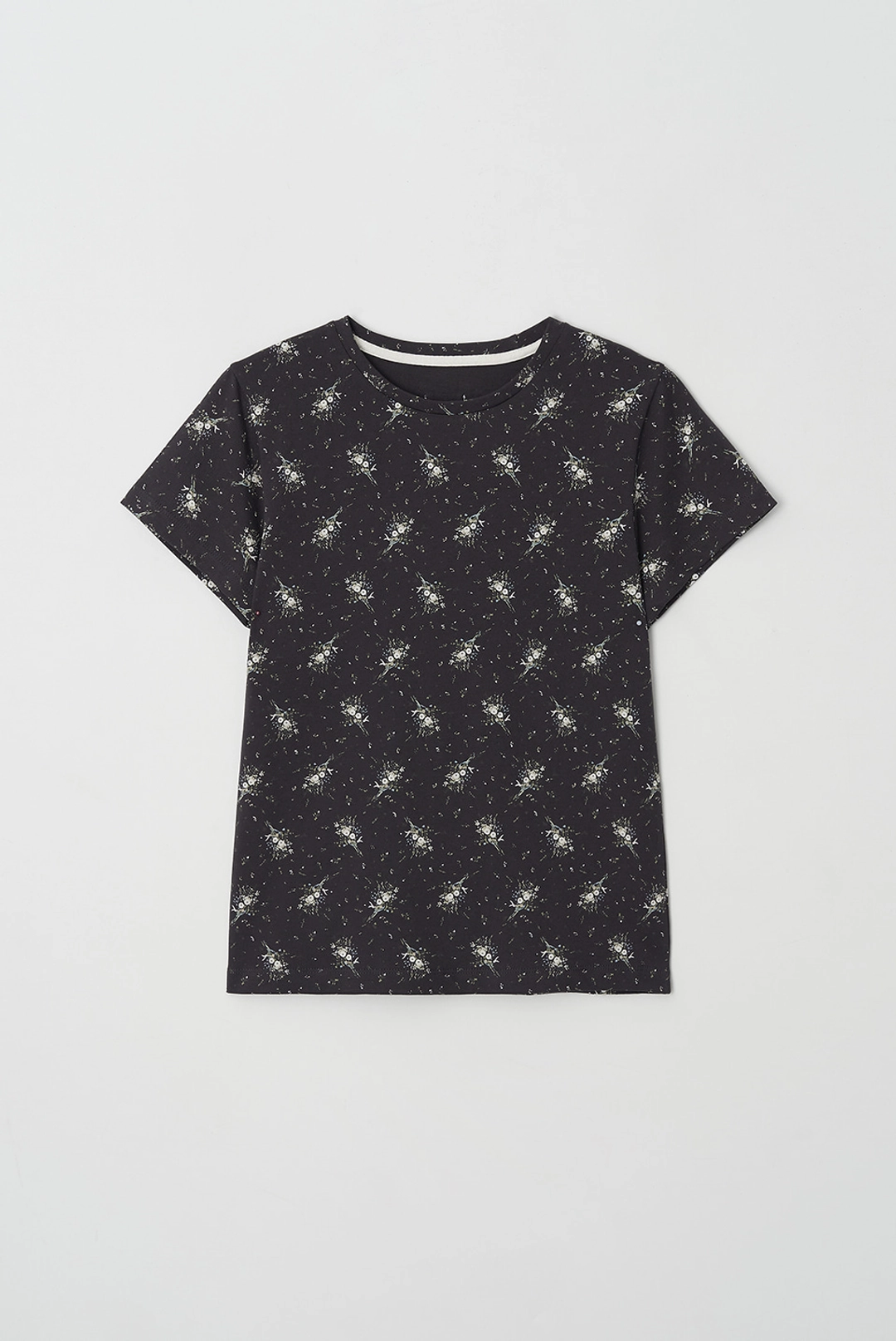 브렌다 브렌든 renee print tee - charcoal 상품 이미지 1