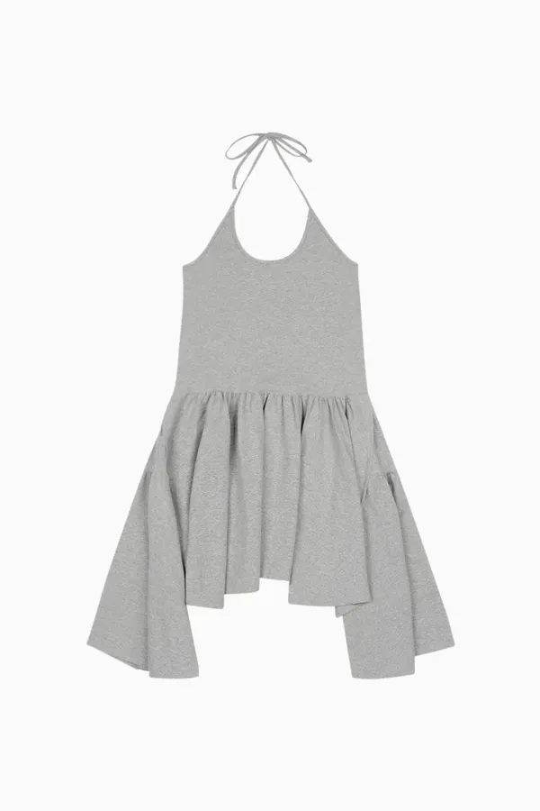 LAYERED HALTER DRESS