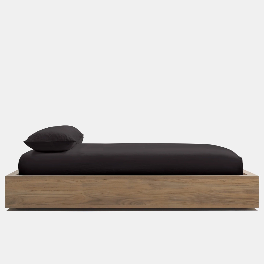 제임스펄스 Percale Fitted Sheet - Raccoon Grey 상품 이미지 1