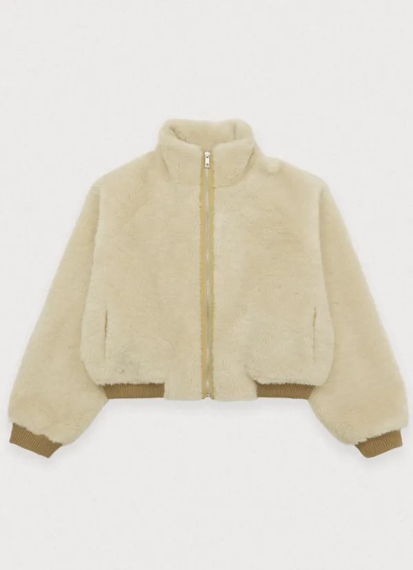 [4th] Shearling pillow mustang jacket