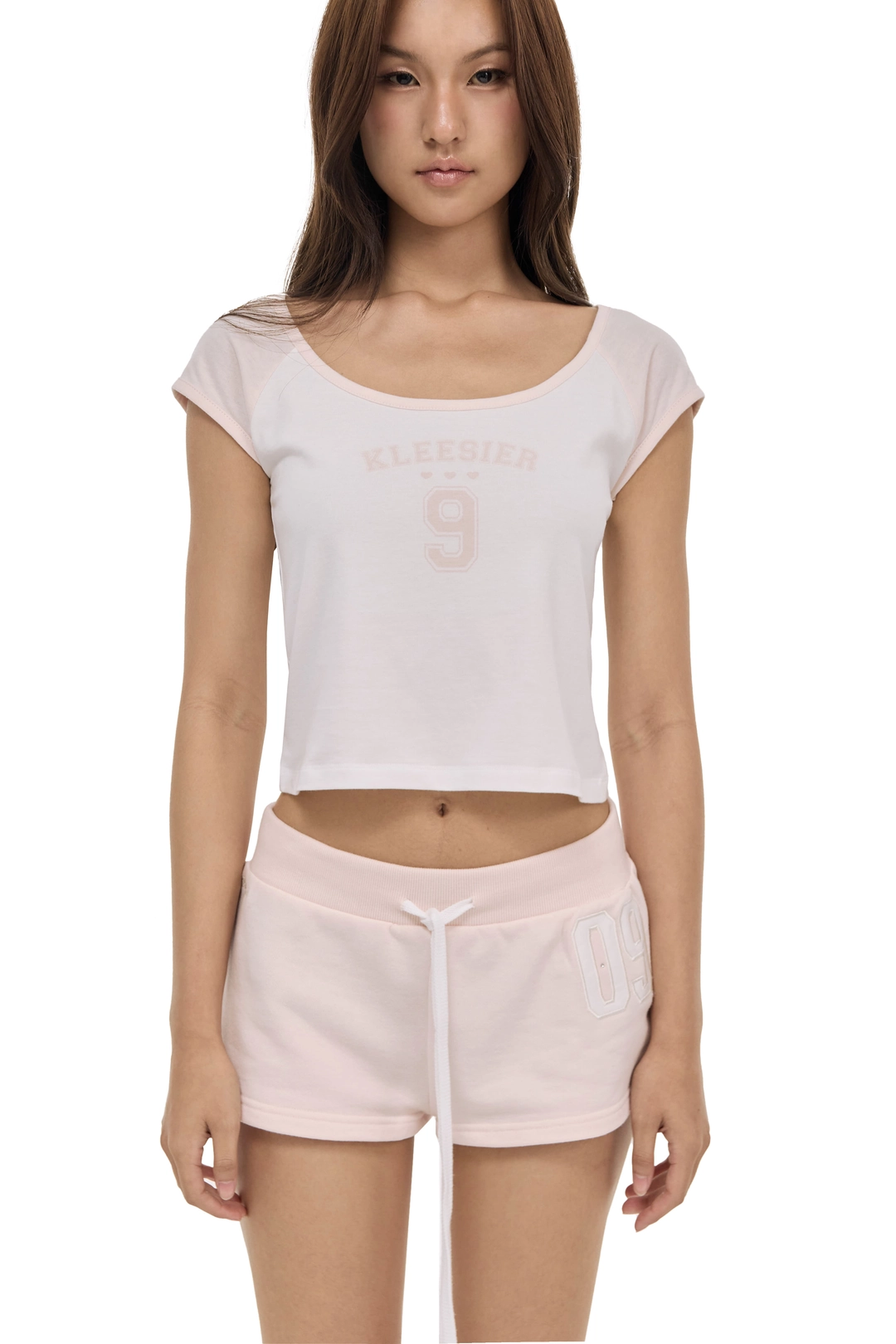 클리시어 09 Numbering shorts, Pink 상품 이미지 1