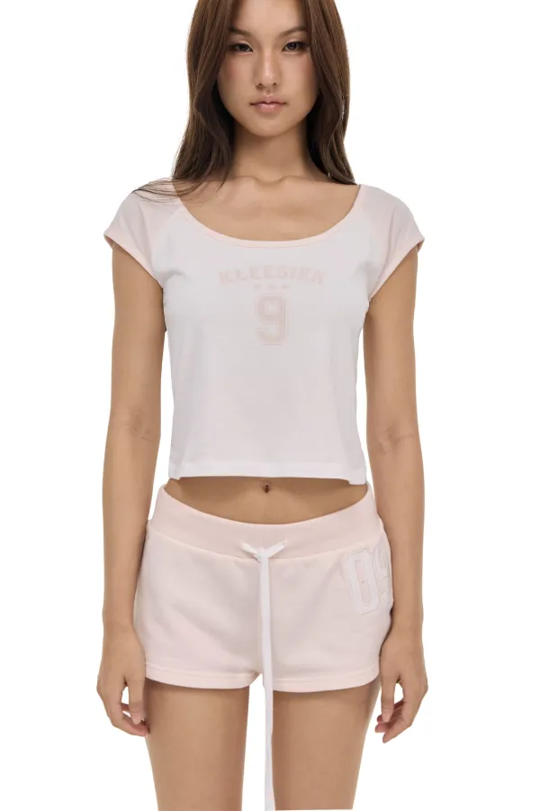 09 Numbering shorts, Pink