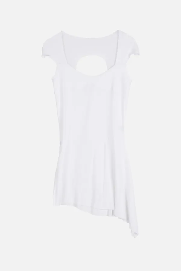 [Exclusive] Bella Slit Dress _ White