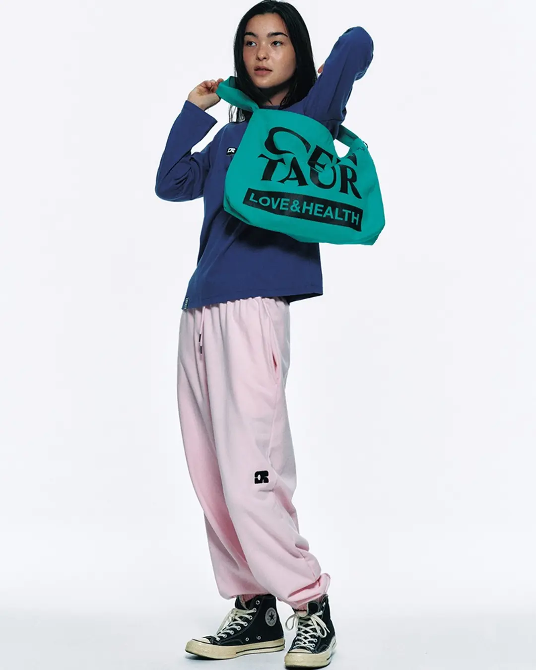 센토르 CENTAUR EMBLEM SWEATPANTS_PINK 상품 이미지 1