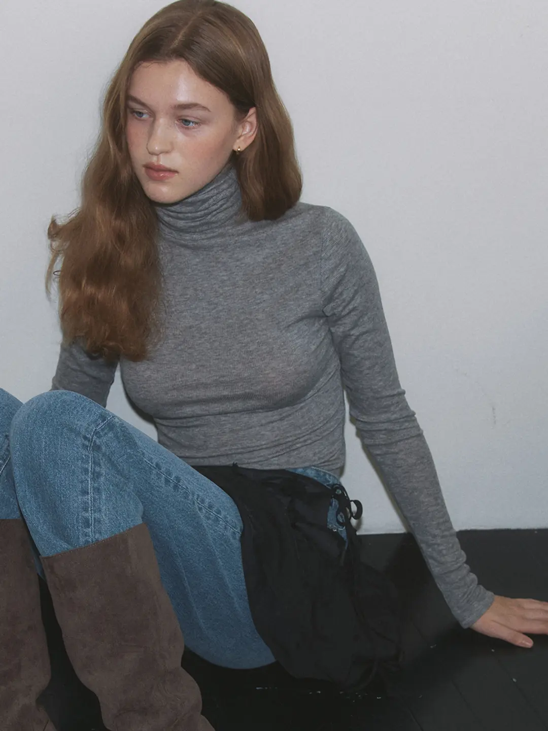 아워코모스 comos 1293 basic wool turtleneck top (5color) 상품 이미지 2