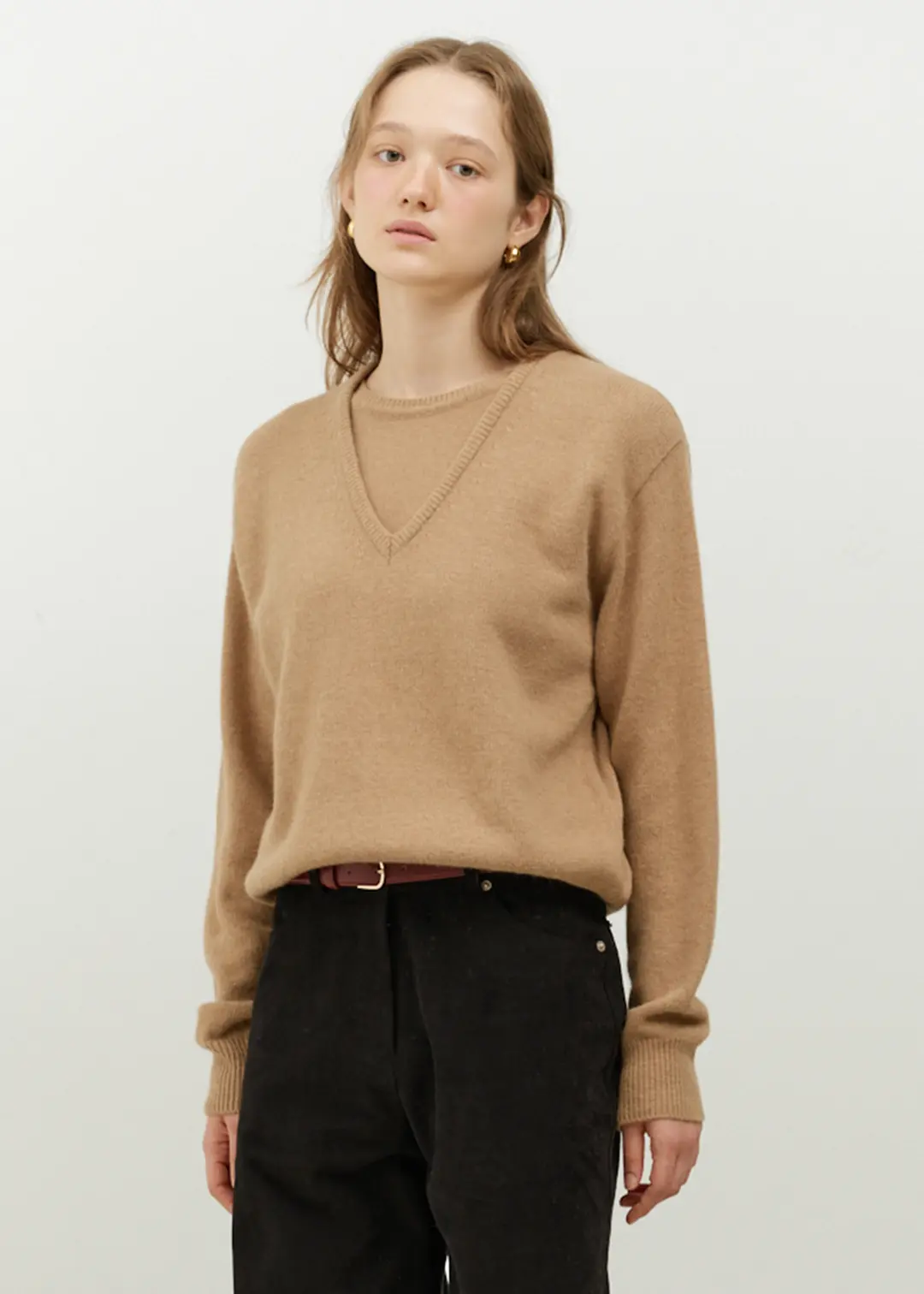 더라이 Layered Knit(Beige) 상품 이미지 2