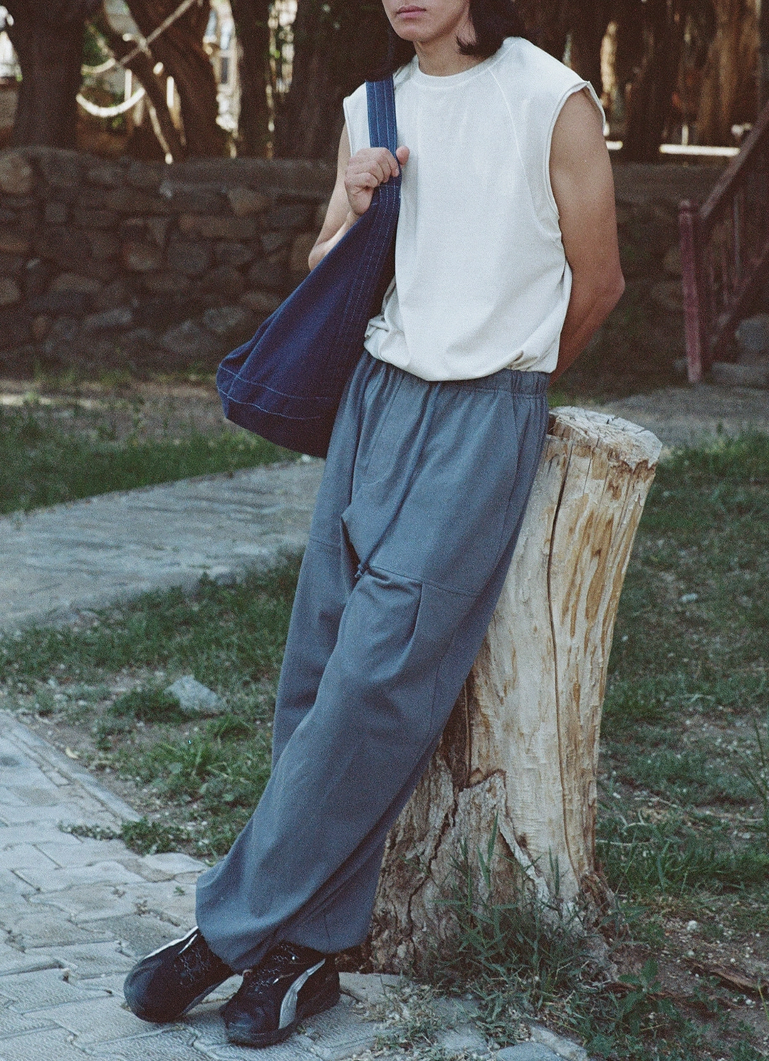 부디무드라 Knoll sleeveless (Unisex)_dyed_Summer Sand 상품 이미지 1