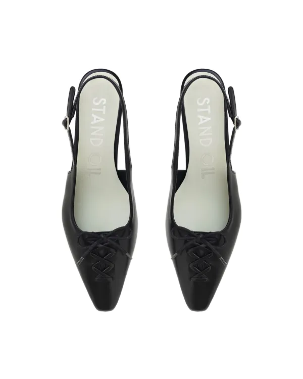 Rosie Slingbacks · 로지 슬링백 / 블랙