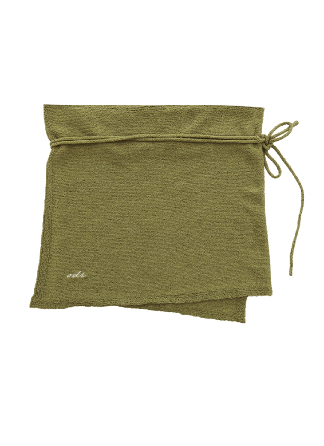 NATURAL WRAP SKIRT (OLIVE)