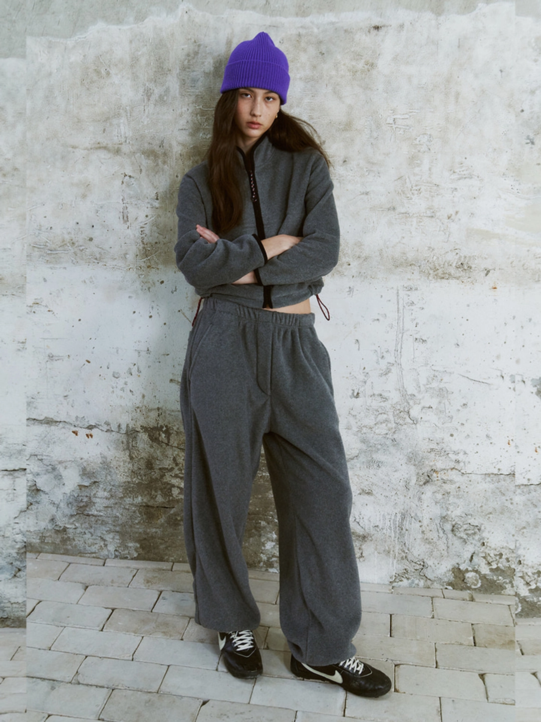 프리터 Soft Fleece Pants Grey_F254PT04 상품 이미지 3