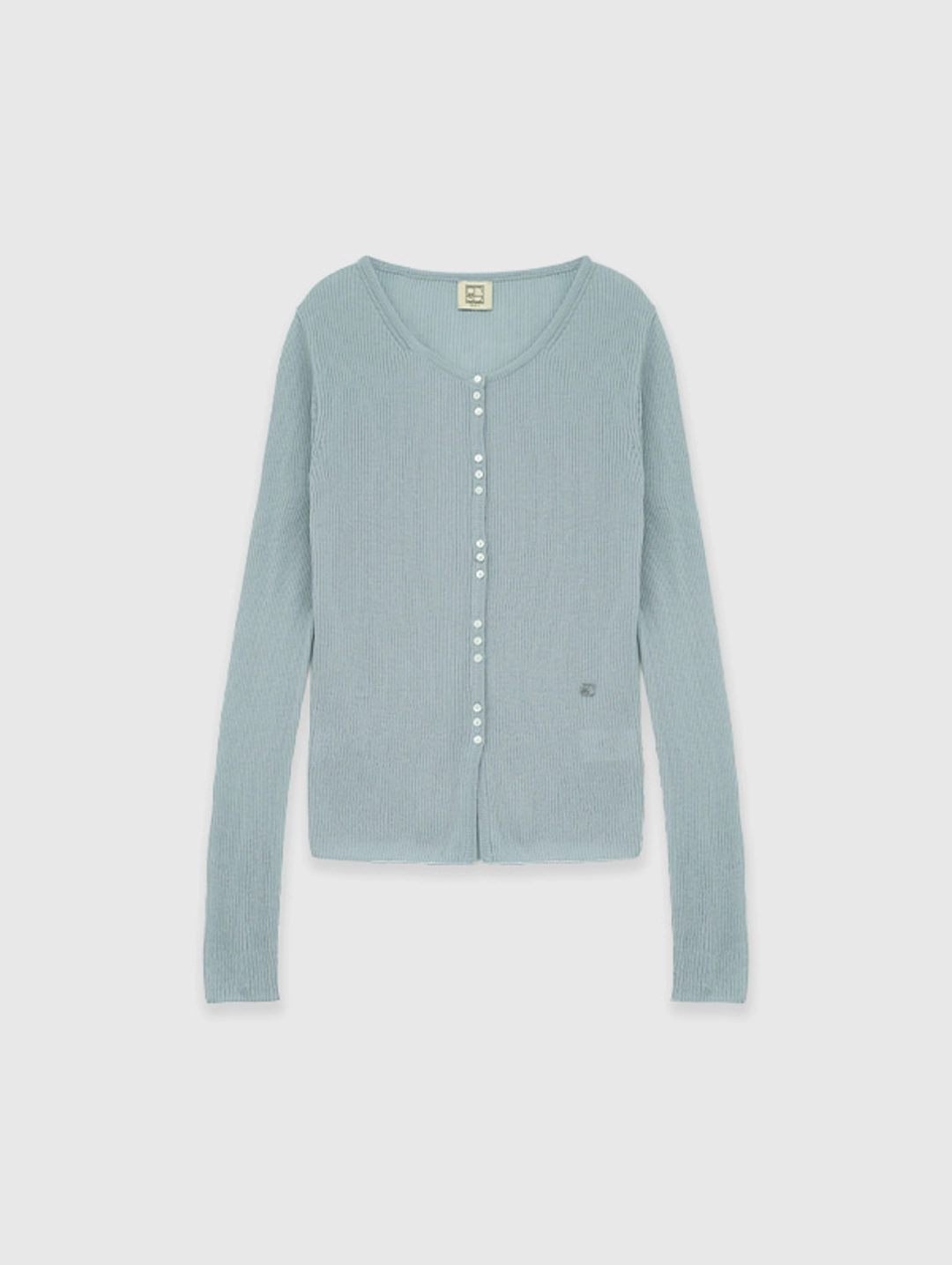 오디에스 Limited Round Neck Cardigan (Baby Blue) 상품 이미지 1