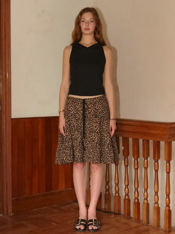 LUCY HOODIE SLEEVELESS TOP_BLACK