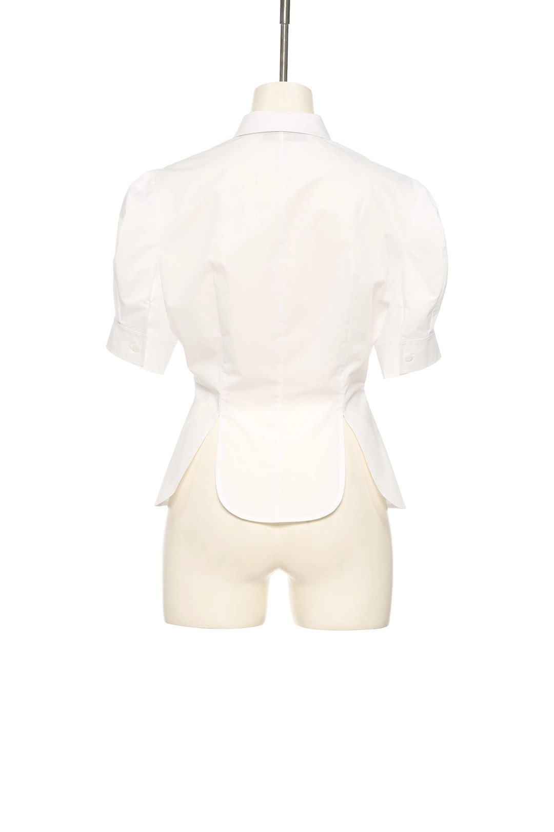 푸쉬버튼 SS25 WHITE HEM SLITED BLOUSE 상품 이미지 3
