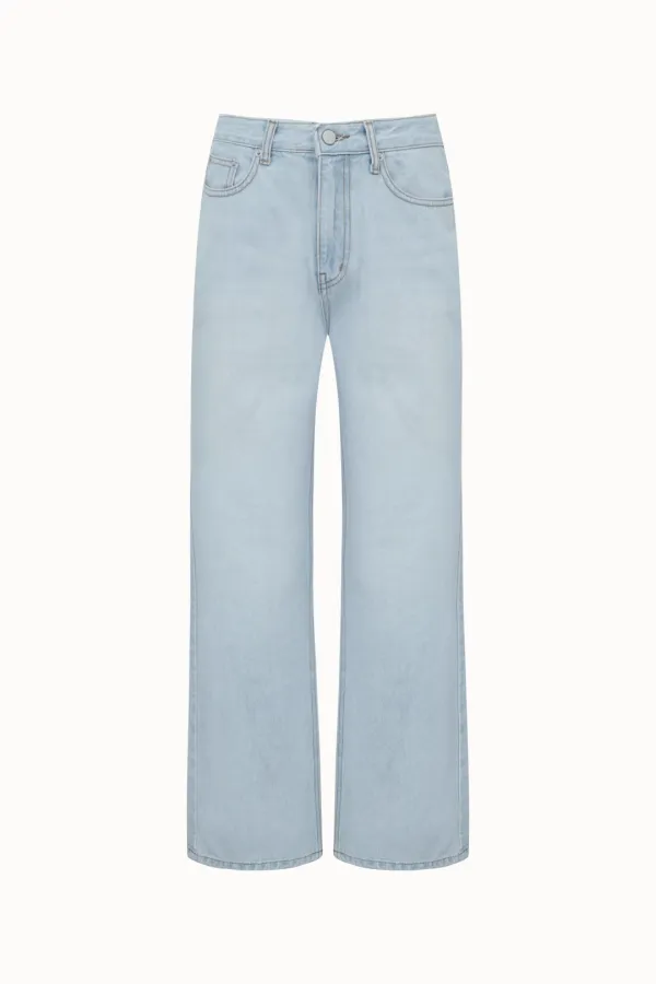 [기장선택]Summer Classic Straight Denim[LMBFSUDN025]-Light Blue