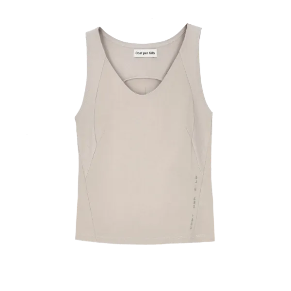 STRETCH TANK TOP GREY