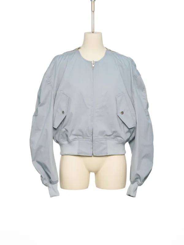 PS26 BLUE CRYING GIRL BOMBER JACKET