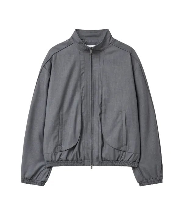 Side panel track jacket CHARCOAL