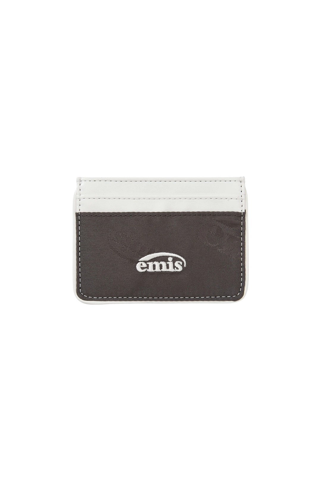 이미스 LOGO JACQUARD WALLET-BROWN 상품 이미지 1
