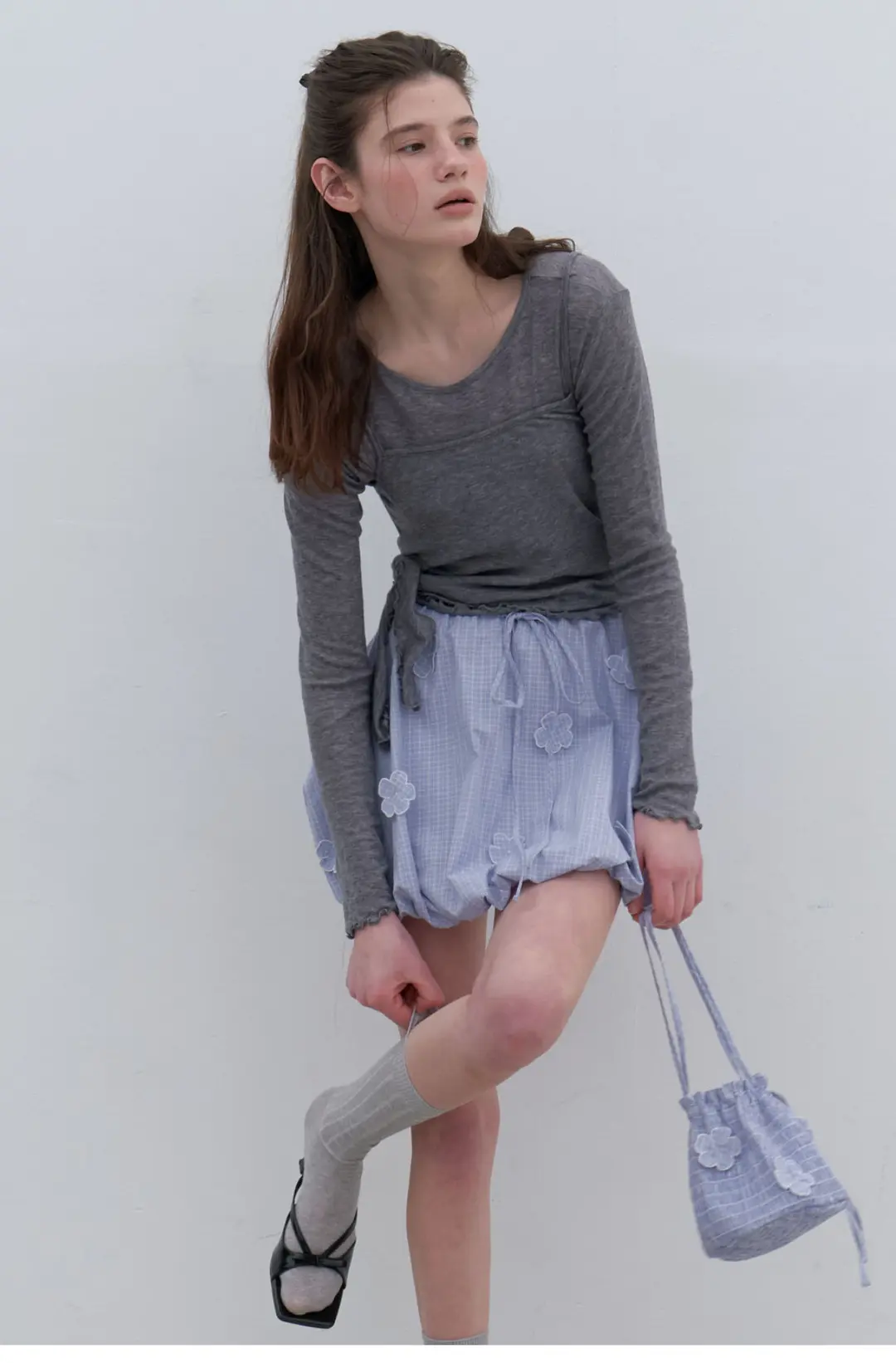 Watercolor Tshirt (Melange Grey)