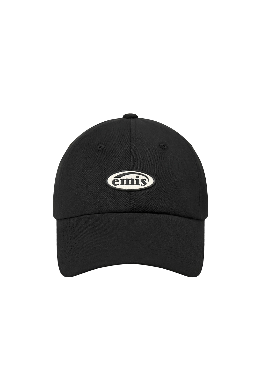 이미스 MINI RUBBER PATCH BRUSHED BALL CAP-BLACK 상품 이미지 1